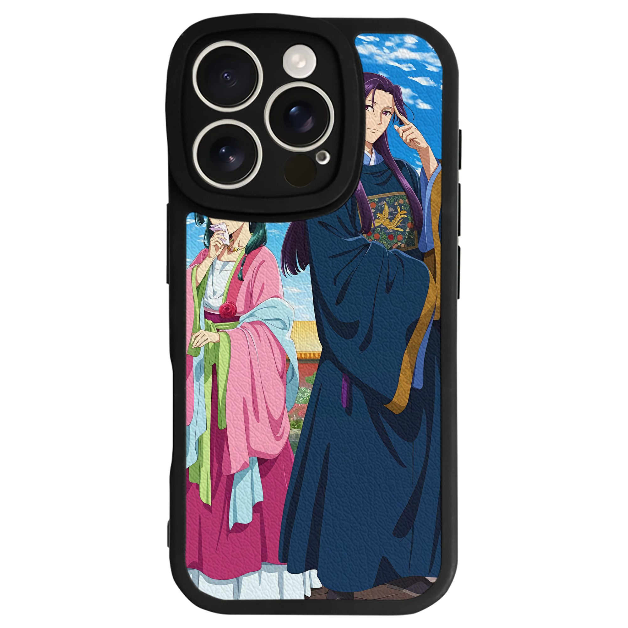 （画像用） 薬屋のひとりごと The Apothecary Diaries 【iPhone 16シリーズ対応】シリコンスマホケース（レザー調） 材質：シリコン